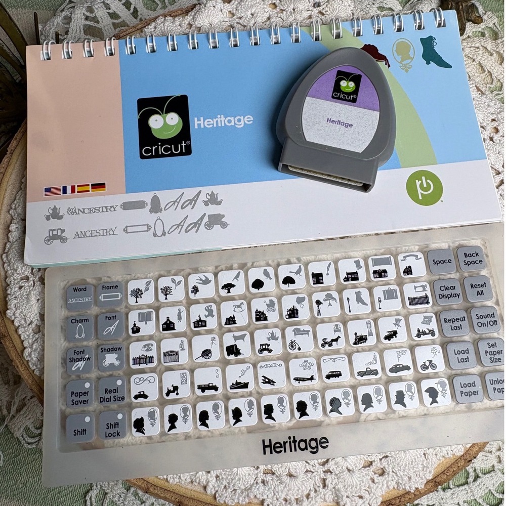 Cricut Heritage 2014 Cartridge Overlay Booklet Vicorian